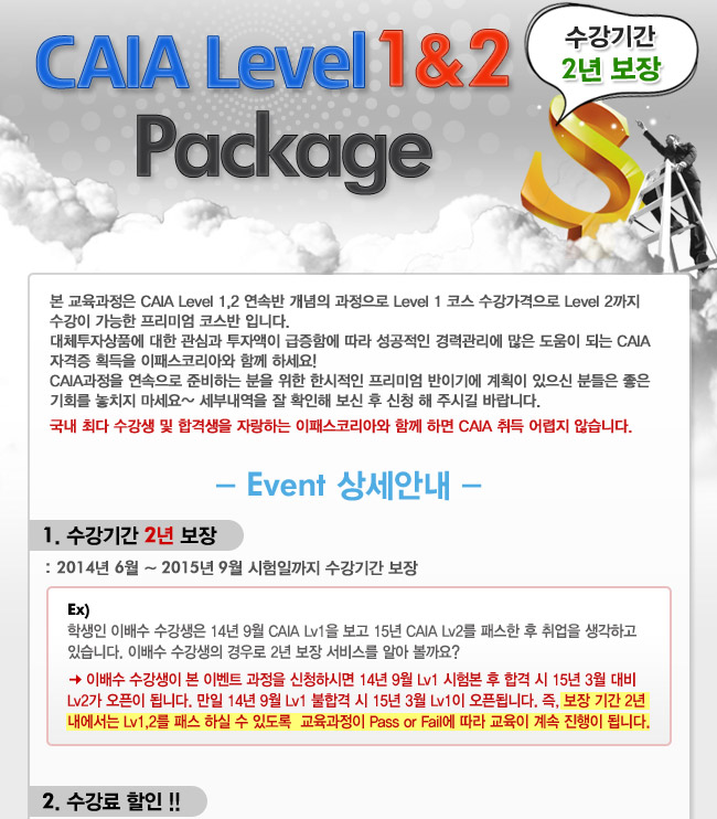 CAIA Level 1&2 Package 