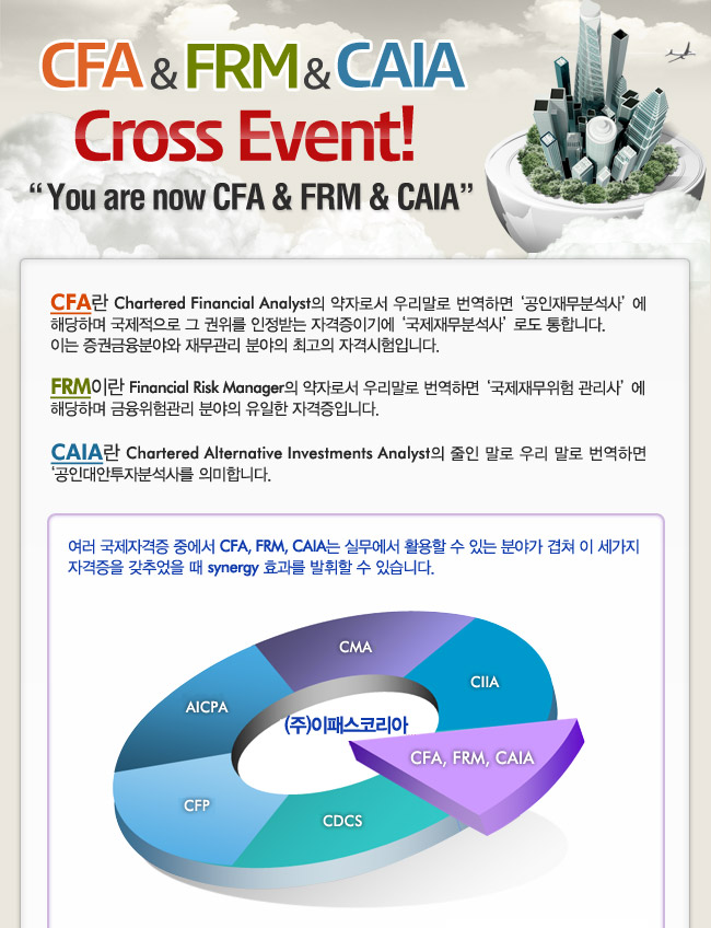 CFA & FRM & CAIA Cross Event