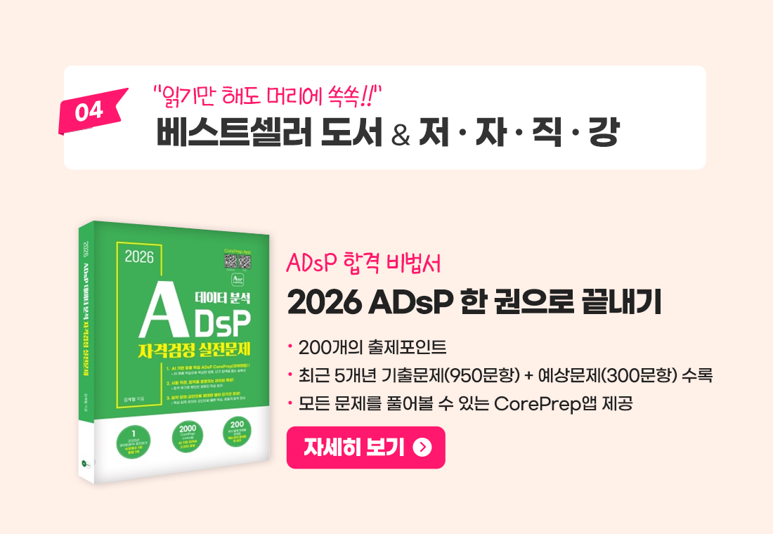 ADsP 한 권으로 끝내기