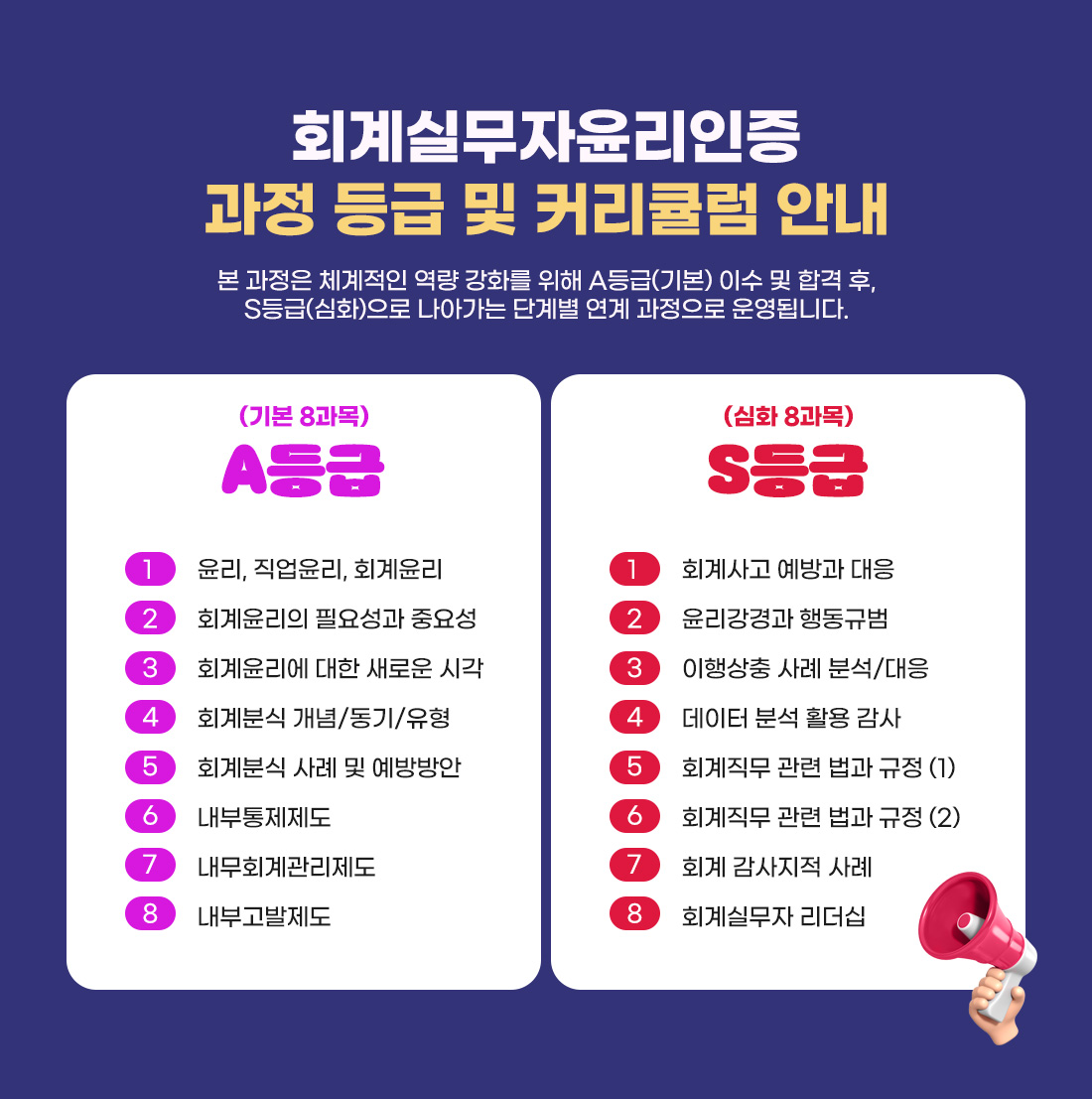 A+S등급 패키지 과정