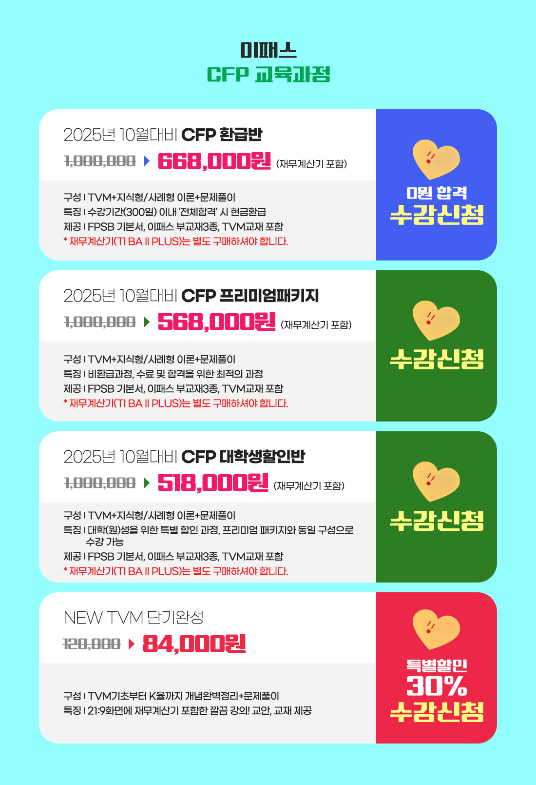 CFP 교육과정