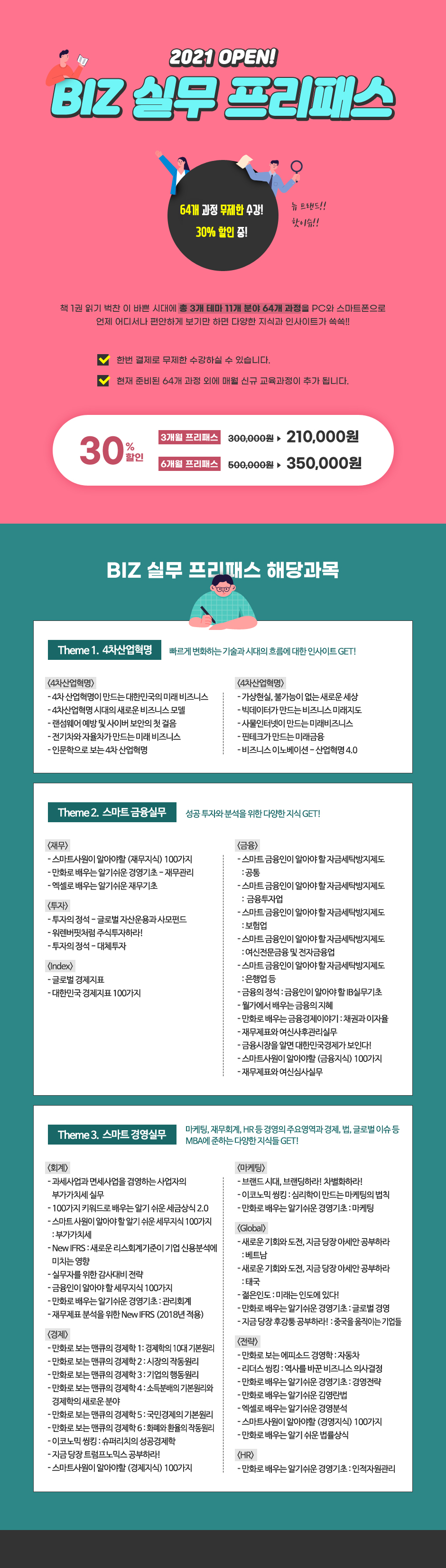 2021 BIZ실무 프리패스 오픈